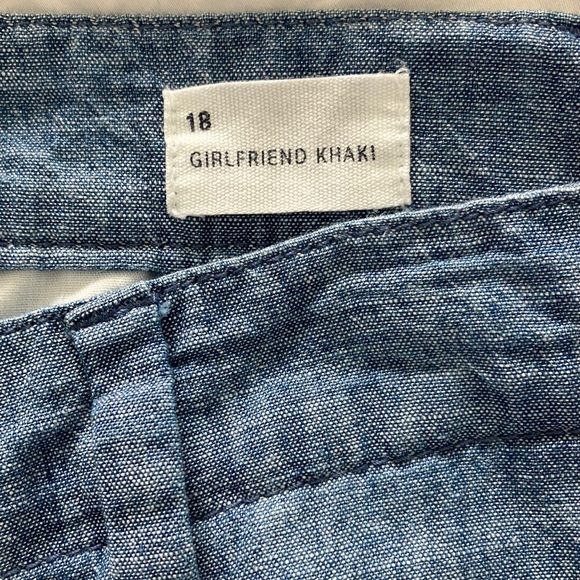 Gap Chambray Girlfriend Khaki - Picture 7 of 8